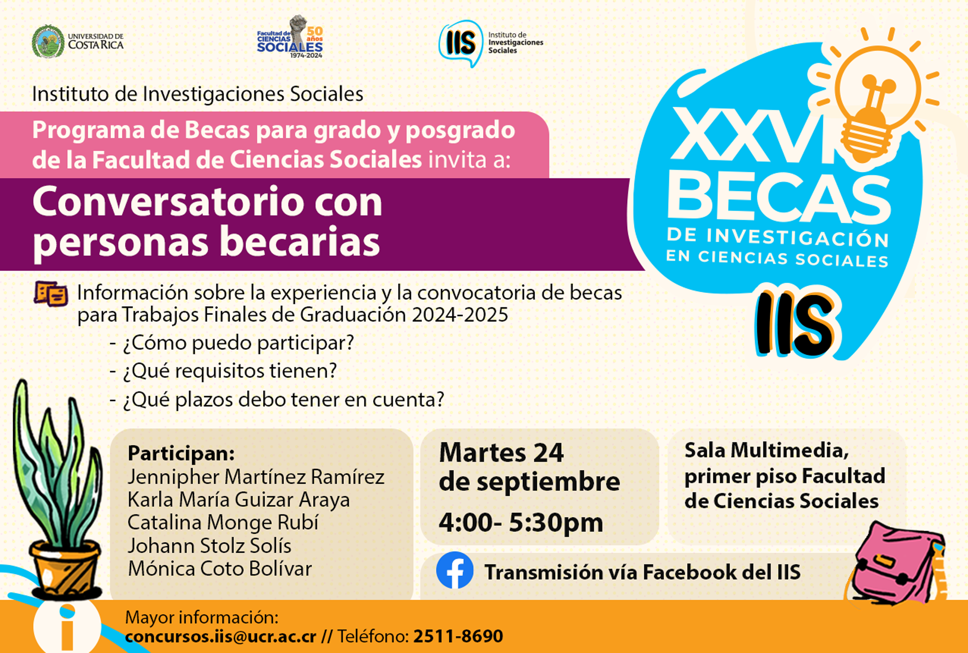 Banner de Concurso de becas 2023
